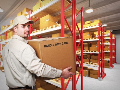 man working in warehouse