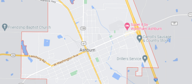 Ashburn GA Google Maps