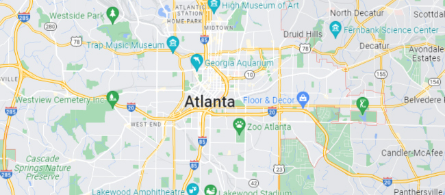 Atlanta GA Google Maps