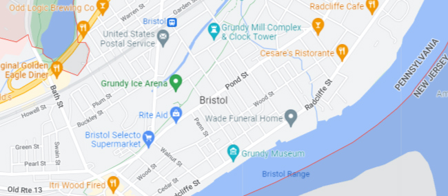 Bristol PA Google Maps