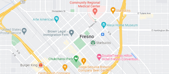 Fresno, CA Google Maps
