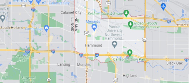 Hammond IN Google Maps