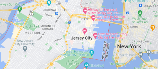 Jersey City NJ Google Maps