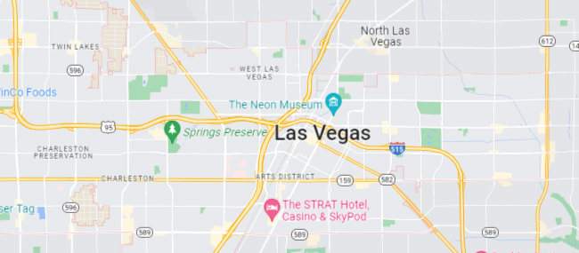 Las Vegas NV Google Maps