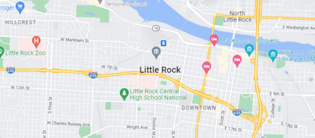 Little Rock AR Google Maps
