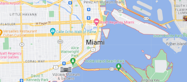 Miami FL Google Maps
