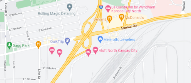 North Kansas City MO Google Maps