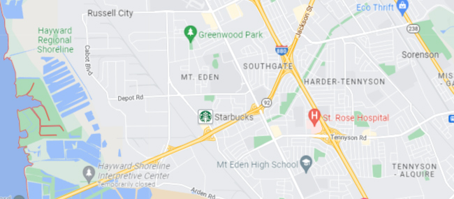 Oakland CA Google Maps