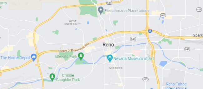 Reno NV Google Maps