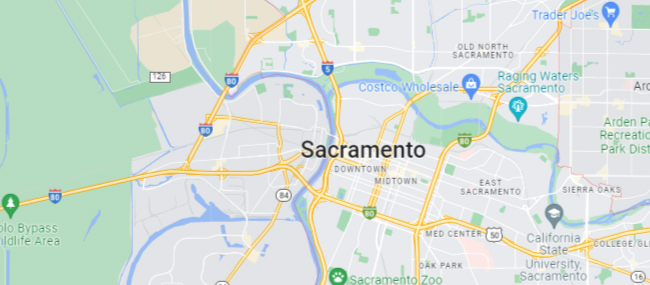 Sacramento, CA Google Maps