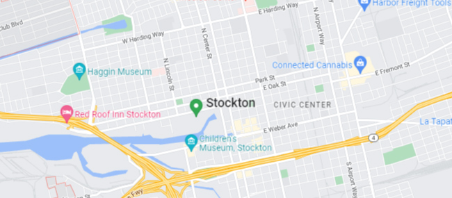 Stock CA Google Maps