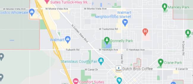 Turlock, CA Google Maps