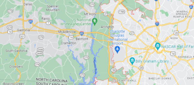 Charlotte NC Google Maps