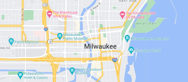 Milwaukee WI Google Maps
