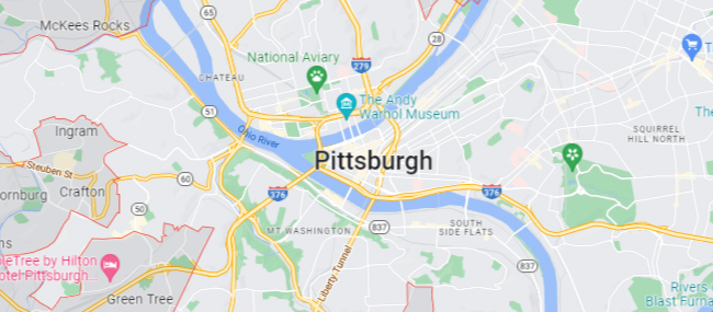 Pittsburgh PA Google Maps