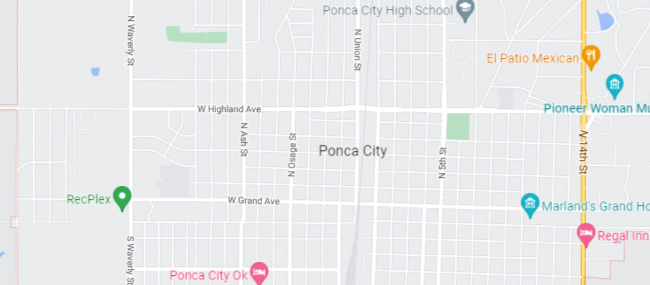 Ponca City OK Google Maps