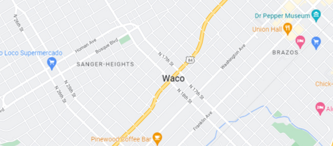 Waco TX Google Maps