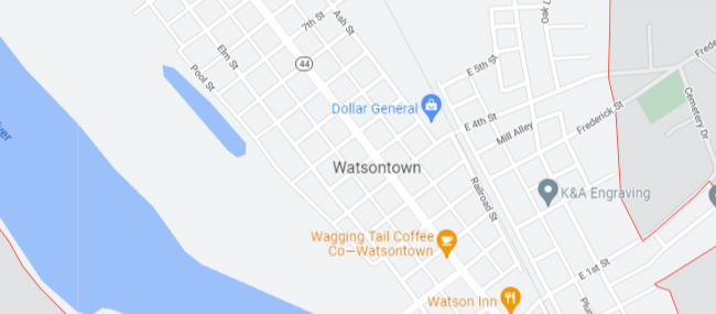 Watertown PA Google Maps