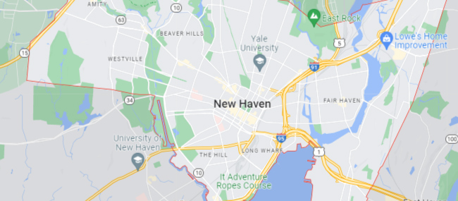 New Haven CT Google Maps