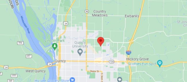 Quincy IL Google Maps Location