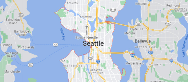 Seattle WA Google Maps Location