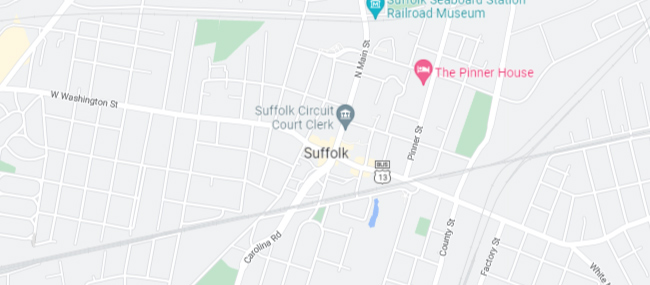 Suffolk VA Google Maps