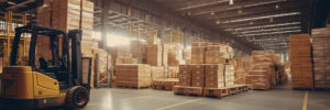 Warehouse of a third party logistics partner